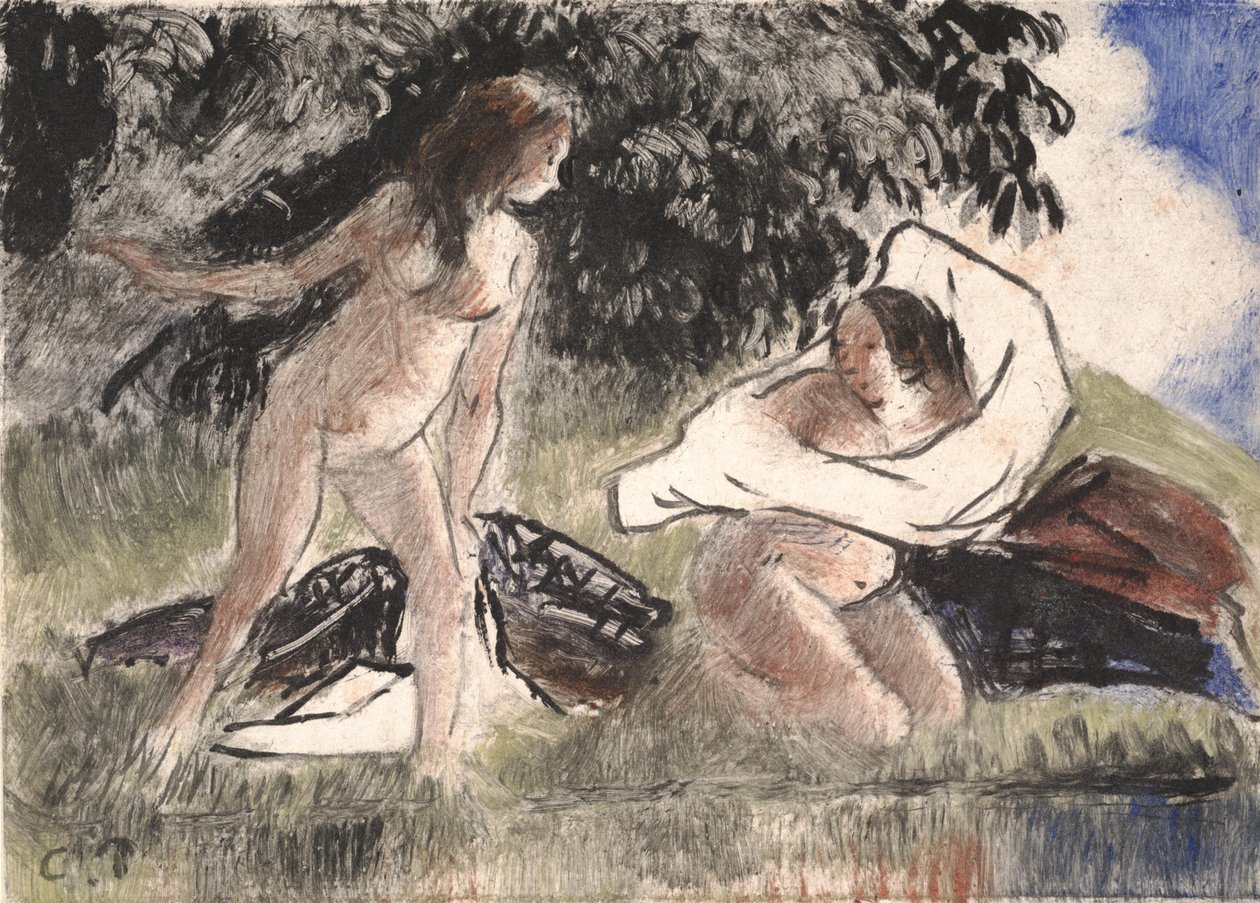 Uimarit tekijältä Camille Jacob Pissarro