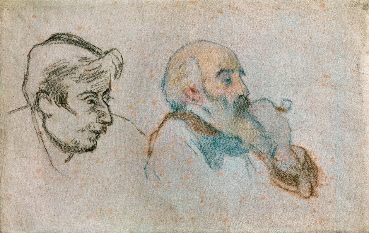 Gauguinin ja Pissarron kaksoismuotokuvat ... tekijältä Camille Pissarro