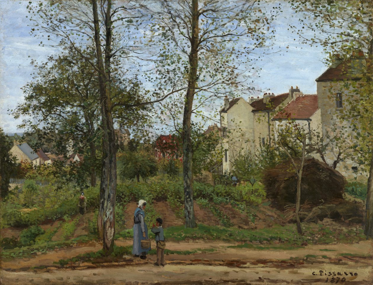 Bougivalin talot (syksy) tekijältä Camille Pissarro
