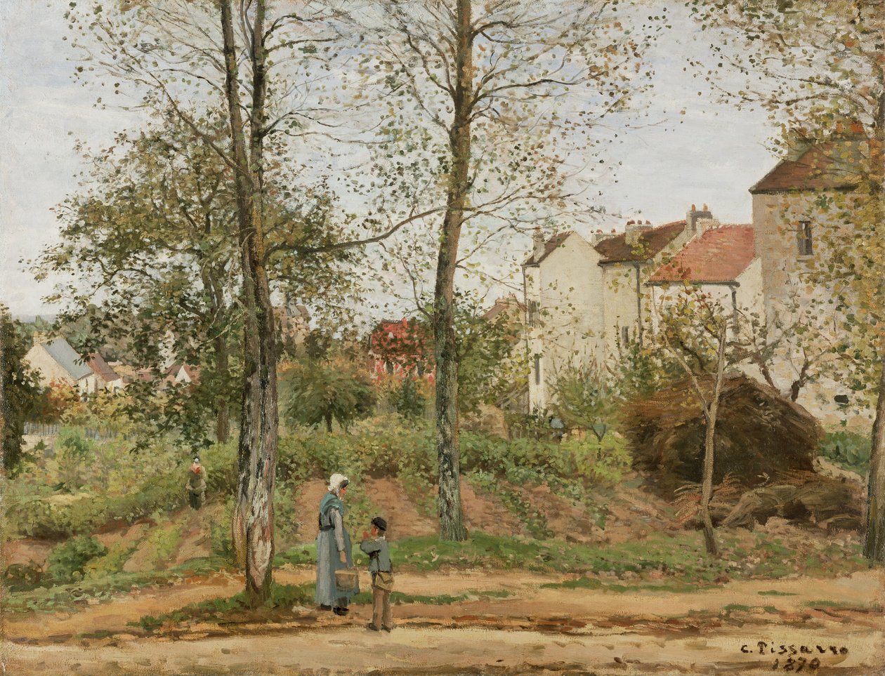 Bougivalin talot (syksy) tekijältä Camille Pissarro