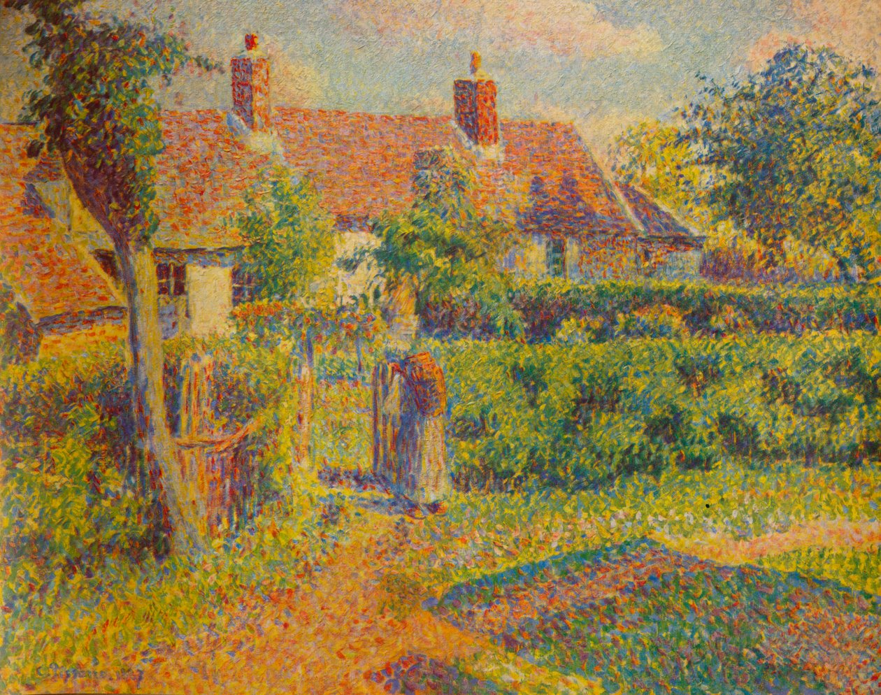 Mökki, 1887 1935 tekijältä Camille Jacob Pissarro