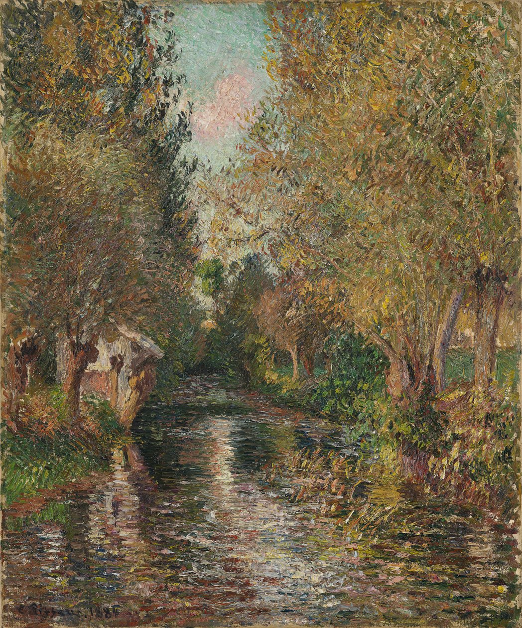 Bazincourtin pesutupa tekijältä Camille Pissarro
