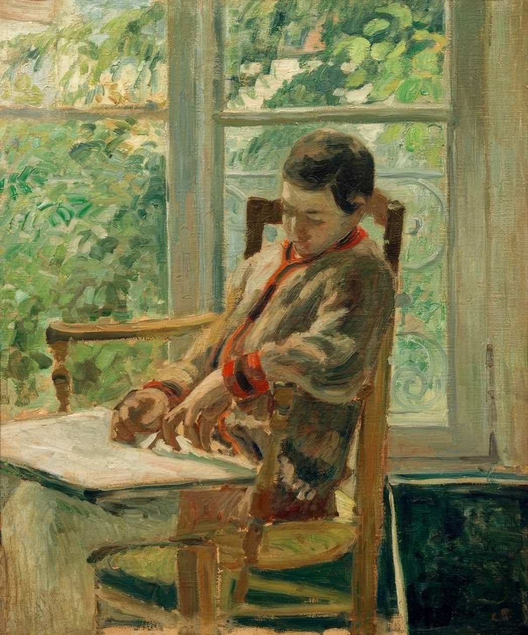 Lucien Pissarro seinem Zimmerissä tekijältä Camille Jacob Pissarro
