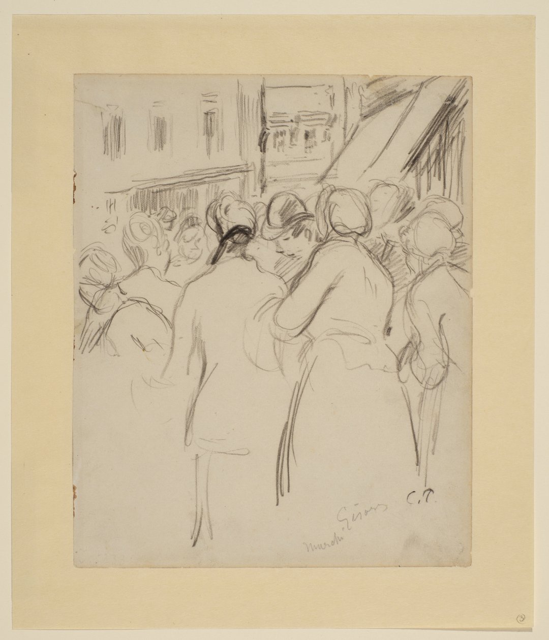 Markkinat Gisorsissa tekijältä Camille Jacob Pissarro