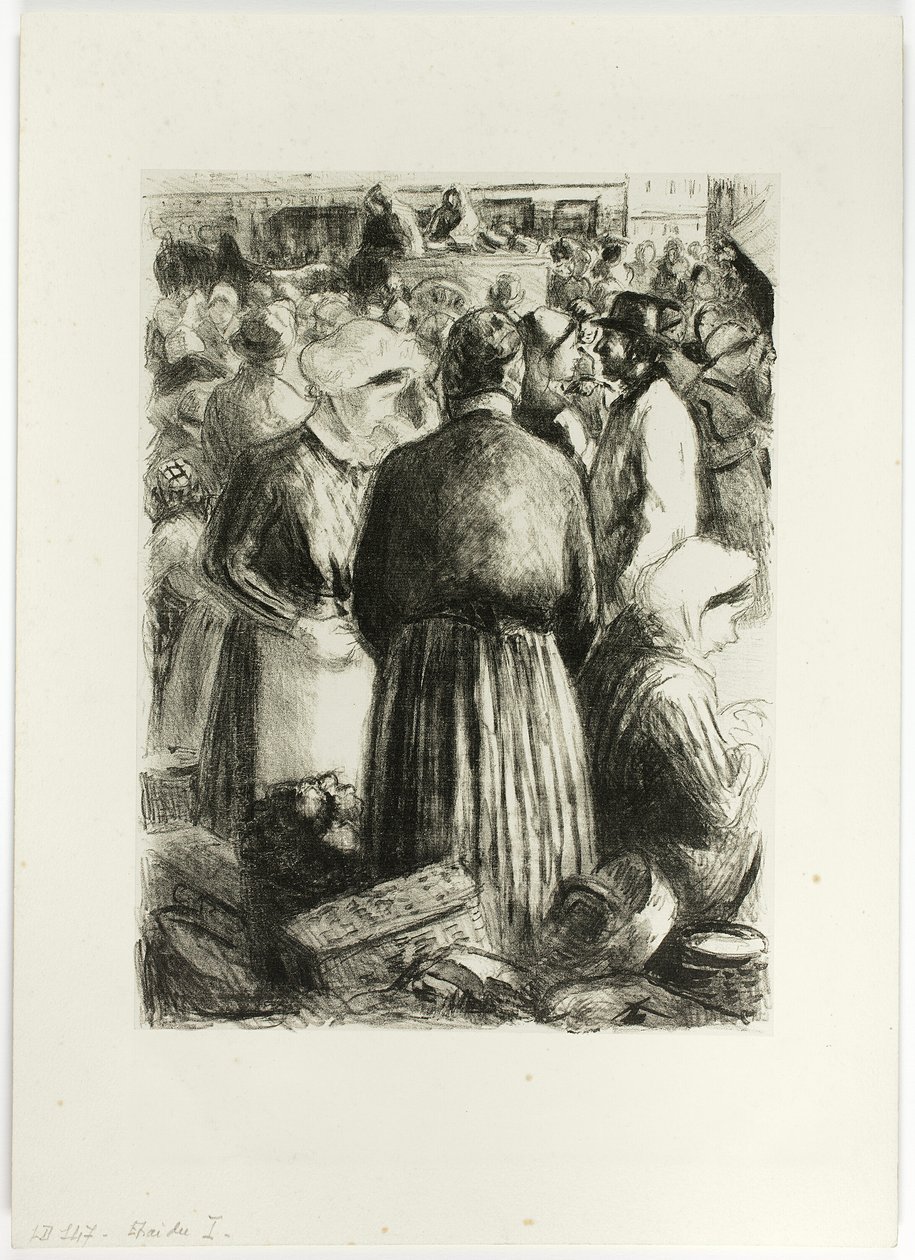 Markkinat Pointoisessa tekijältä Camille Pissarro