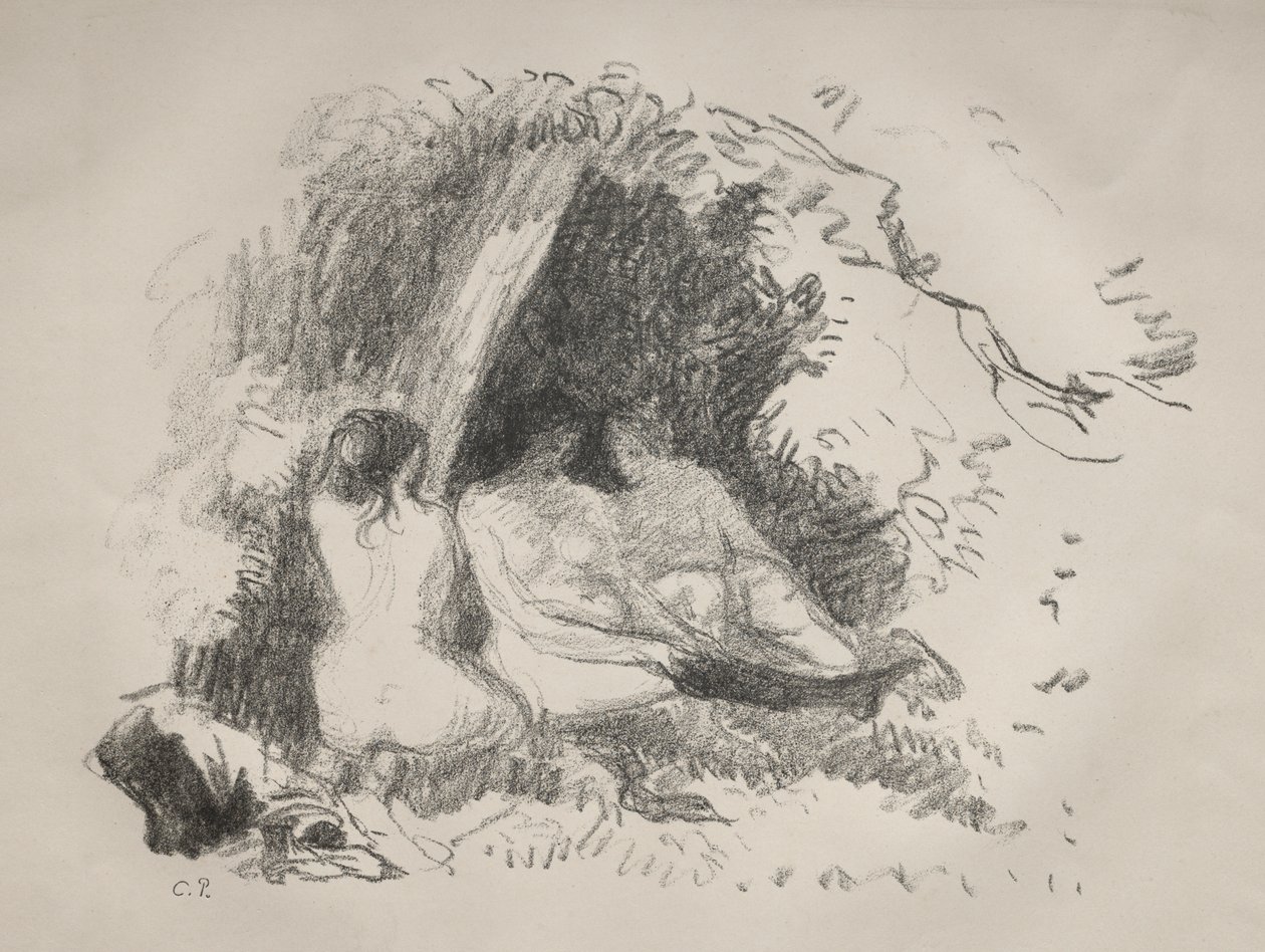 Alaston naiset tekijältä Camille Pissarro
