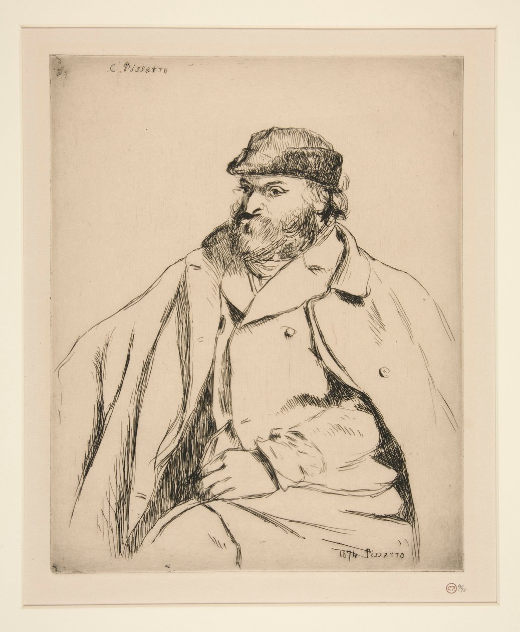 Paul C?zanne (C?zannen muotokuva) tekijältä Camille Pissarro
