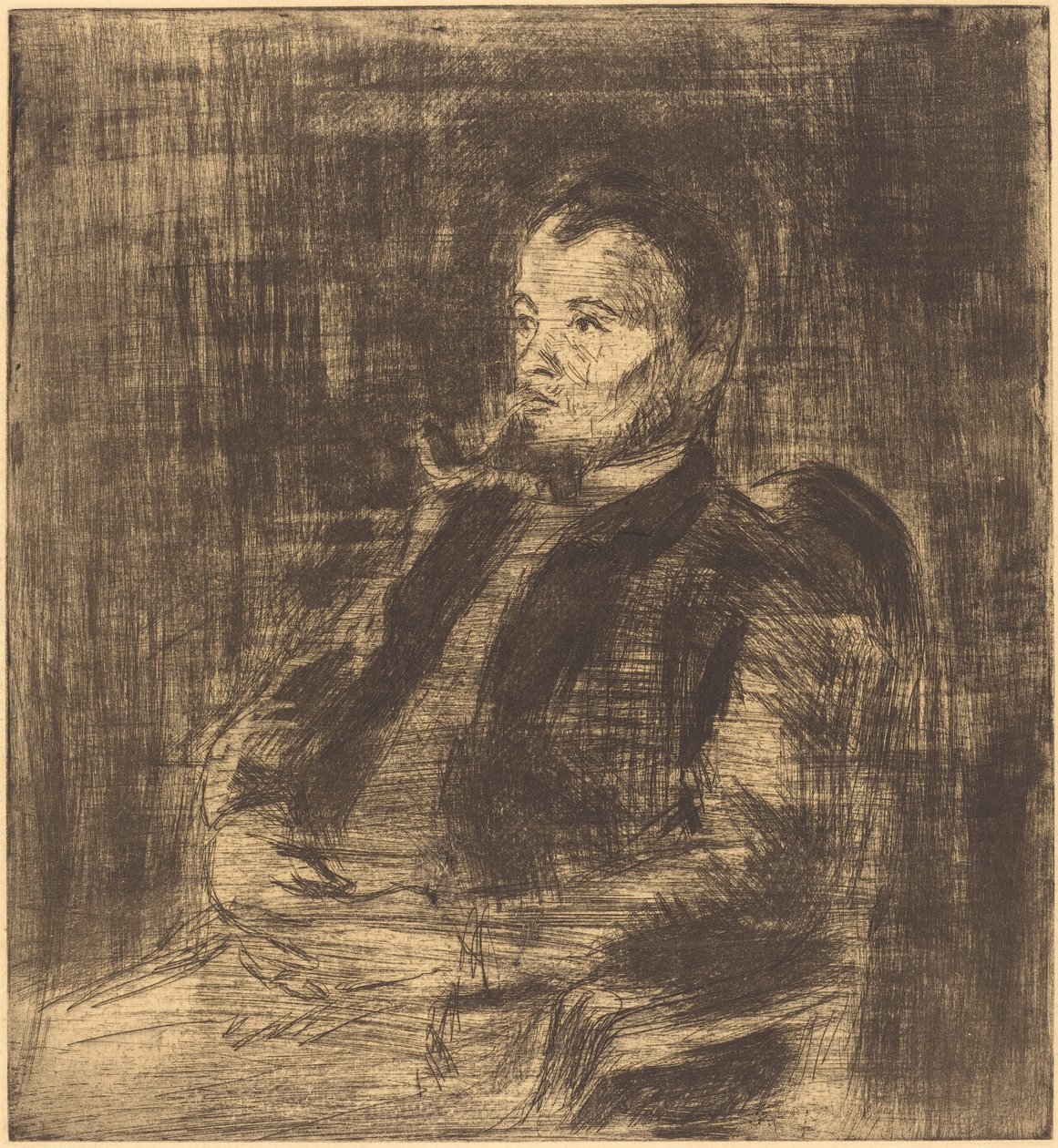 Paul Signac Muotokuva Paul Signacista, n. 1890. tekijältä Camille Pissarro