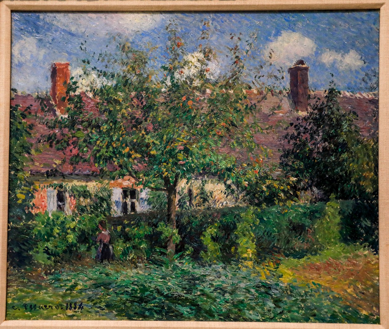 Talonpoikatalo Èragnyssa tekijältä Camille Pissarro