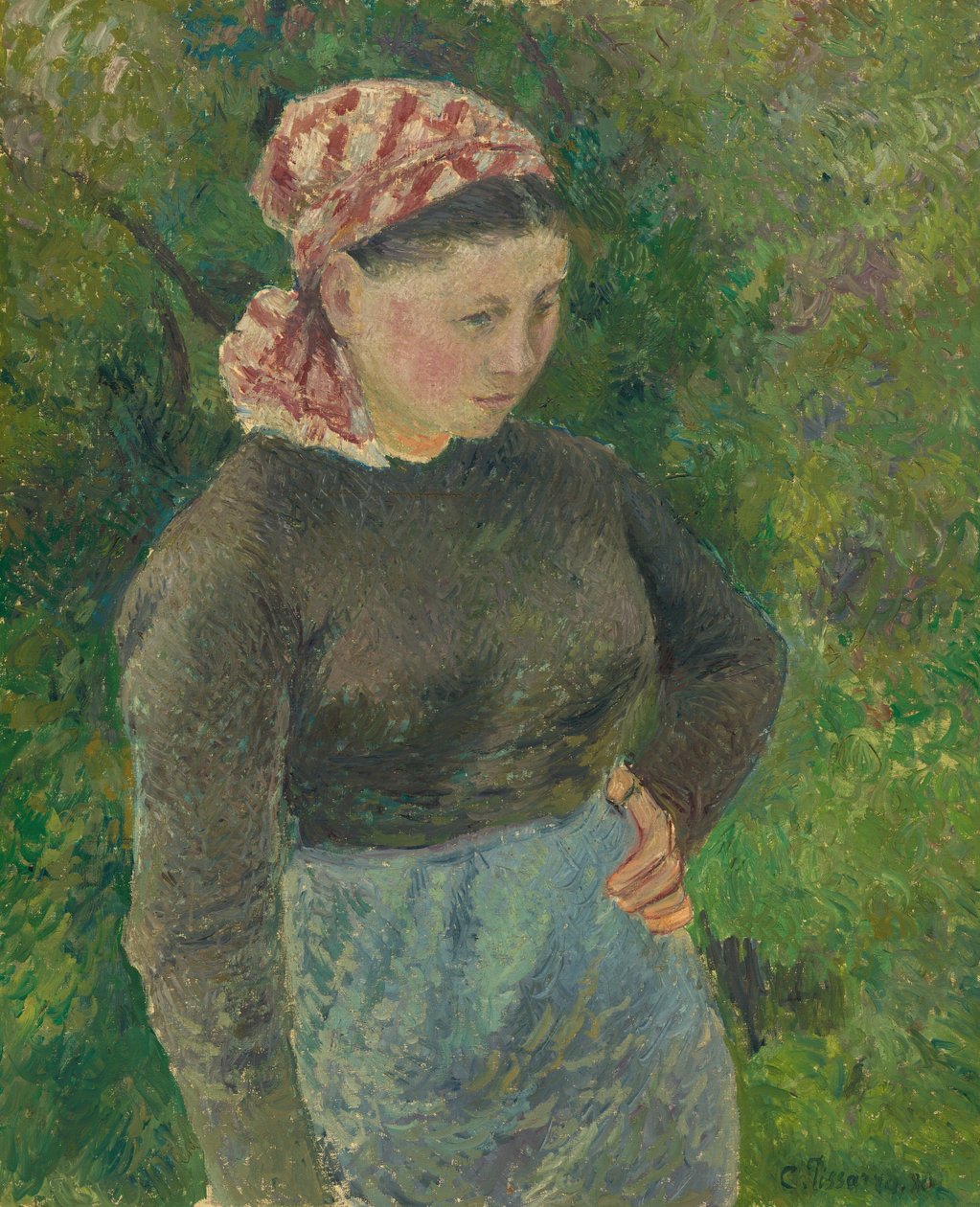 Talonpoikanainen tekijältä Camille Pissarro