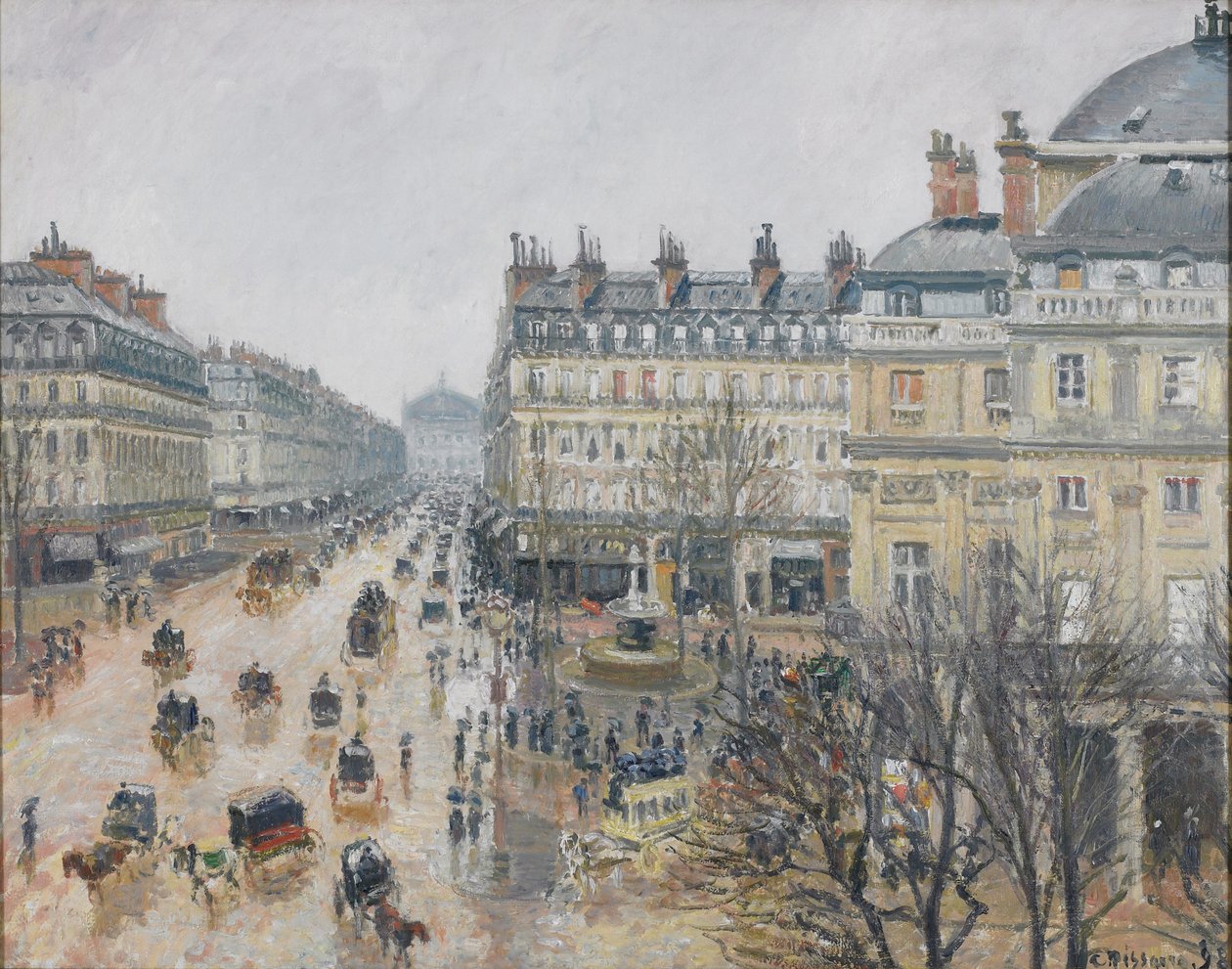 French Theatre Square, Pariisi: Sade tekijältä Camille Jacob Pissarro