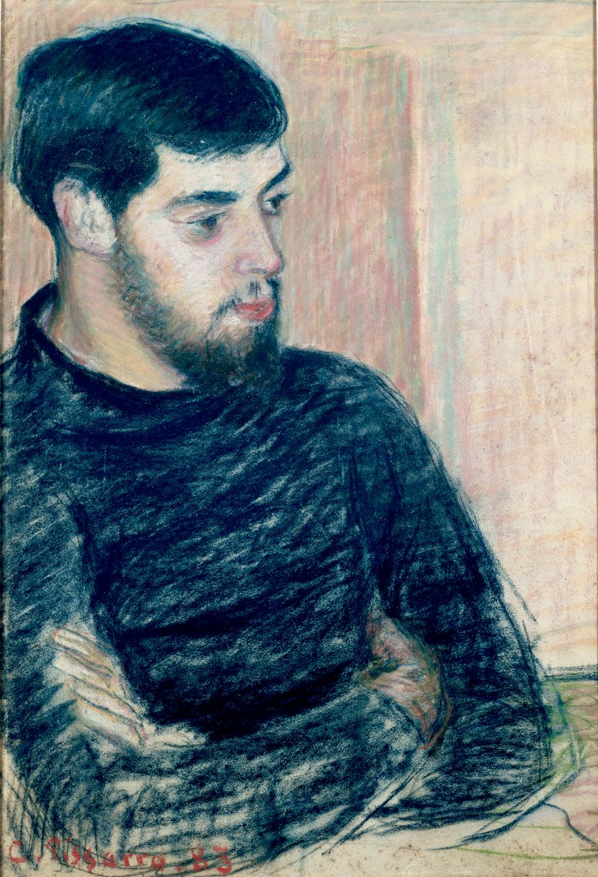Lucien Pissarron muotokuva 1863-1944, 1883 tekijältä Camille Pissarro
