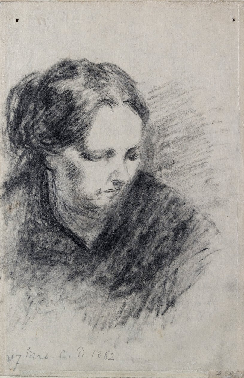Madame Pissarron muotokuva, 1882 tekijältä Camille Pissarro