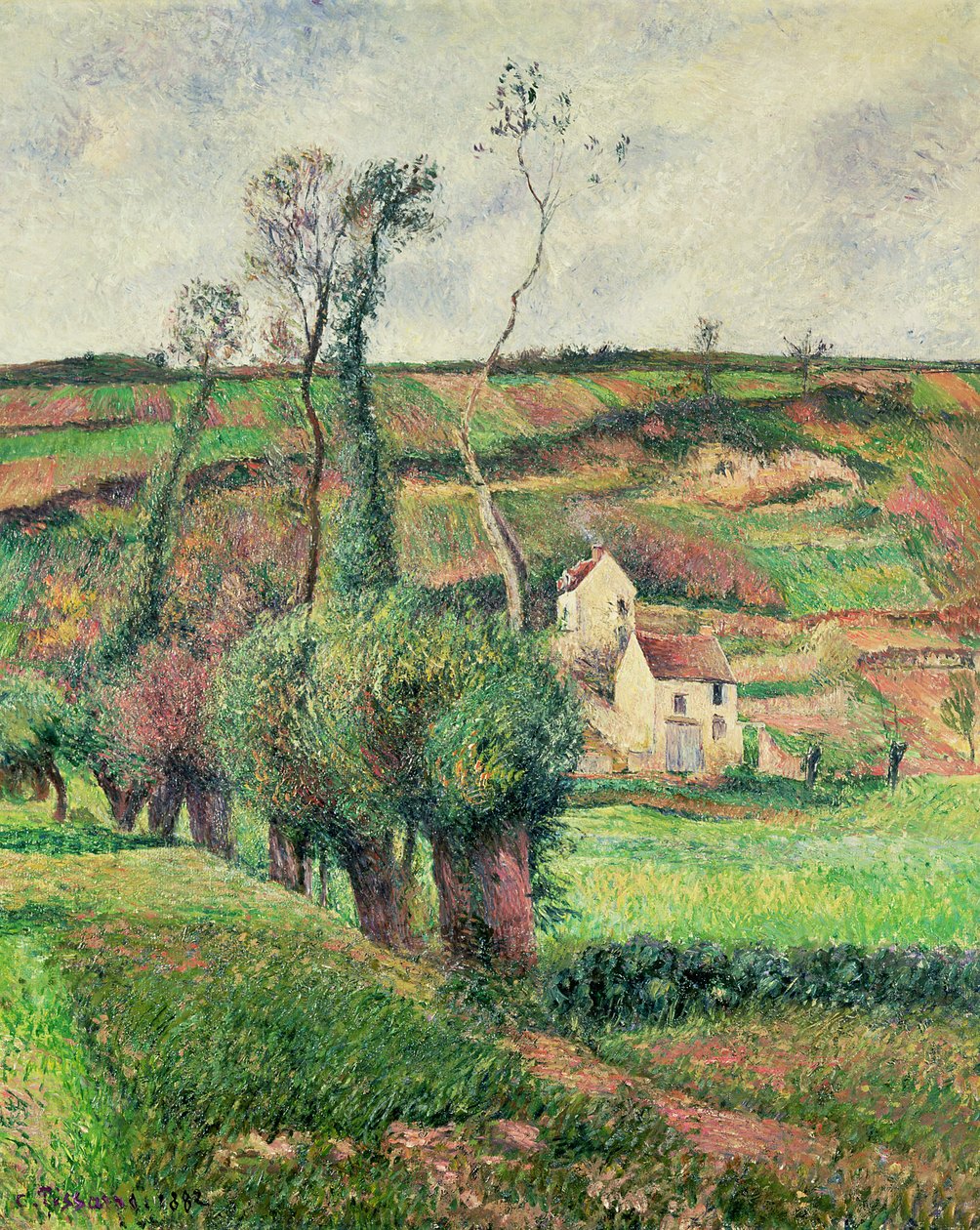 Kaalirinteet, Pontoise tekijältä Camille Jacob Pissarro