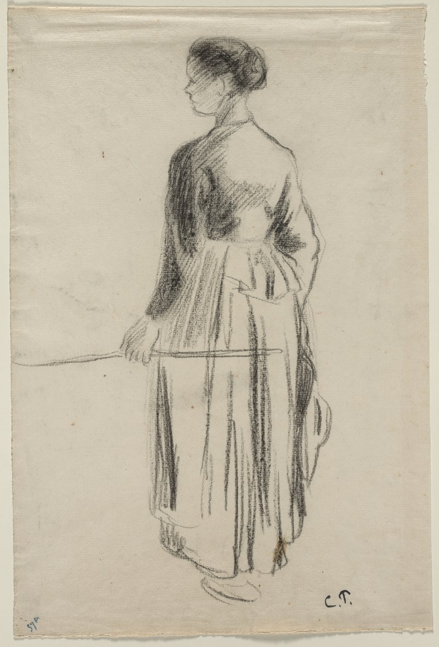 Lehmänpaimentar, Eragny tekijältä Camille Pissarro