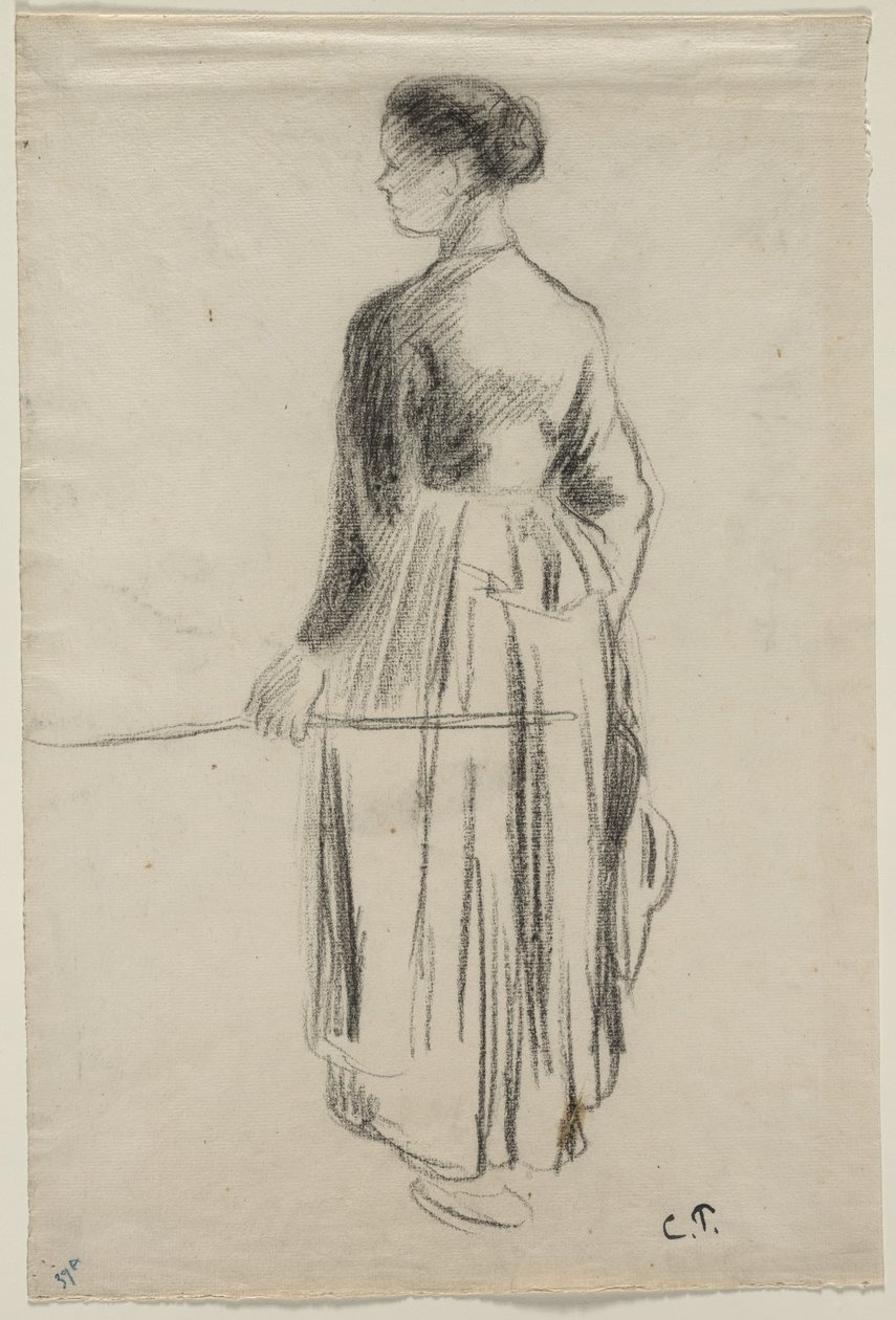 Lehmänhoitaja, Eragny tekijältä Camille Pissarro
