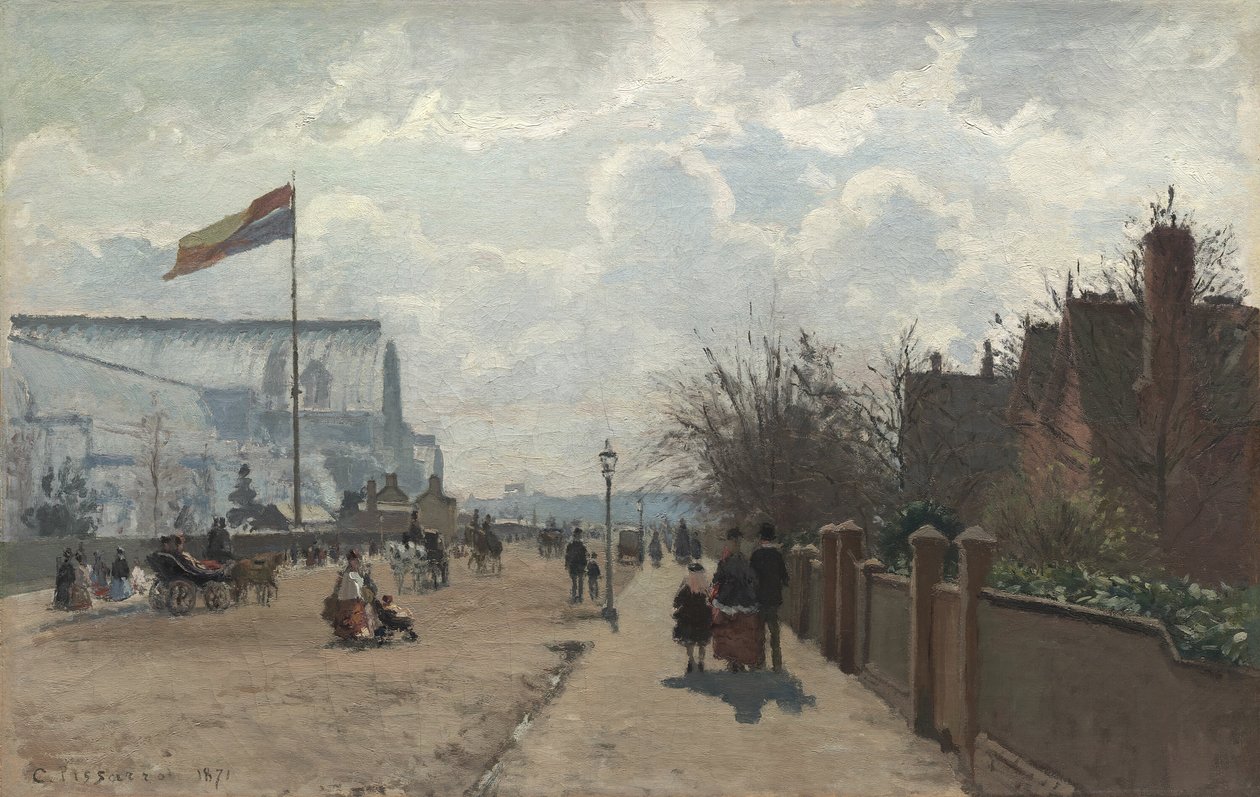 Crystal Palace, 1871. tekijältä Camille Pissarro