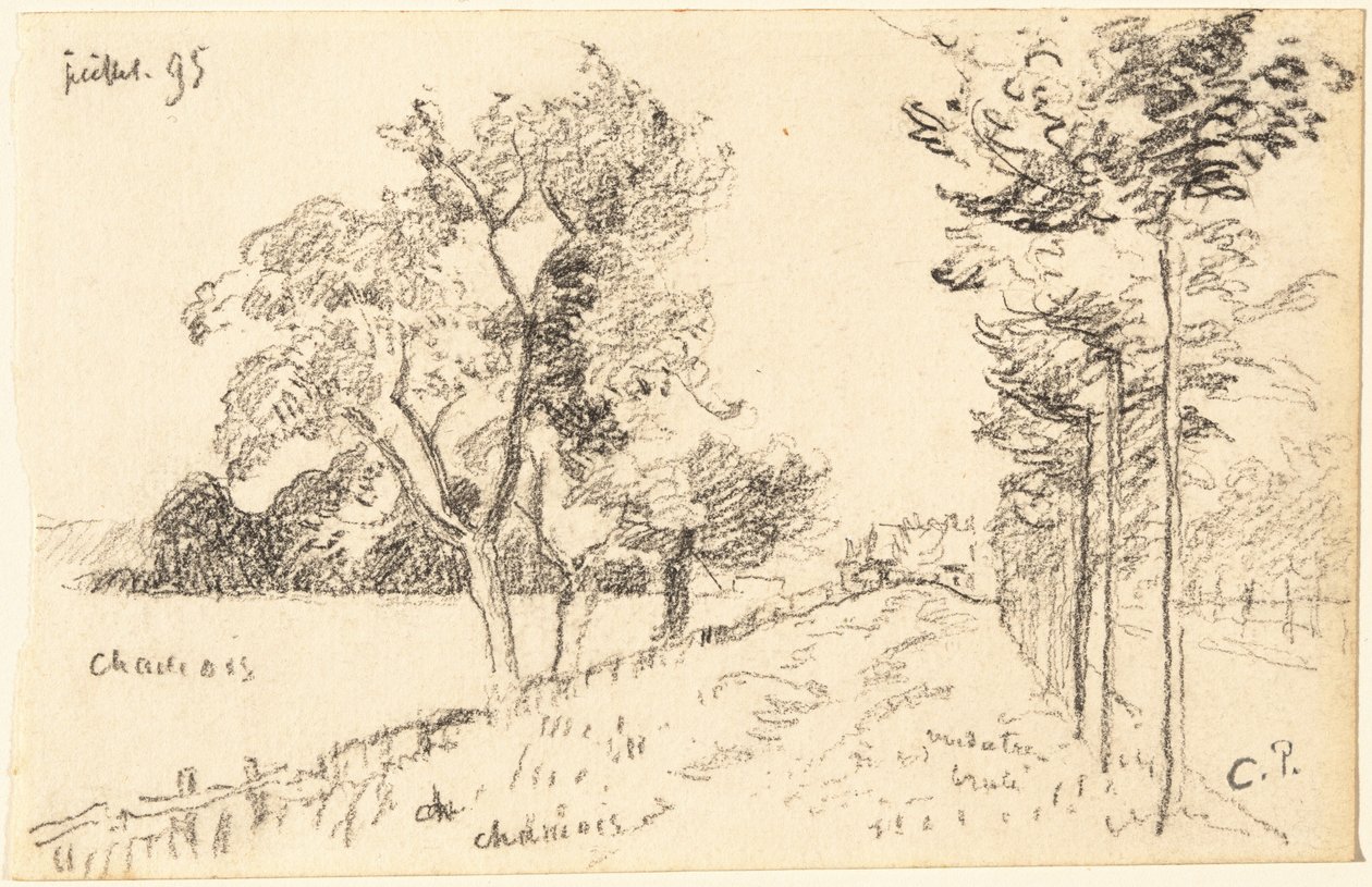 Ajotieltä tekijältä Camille Pissarro