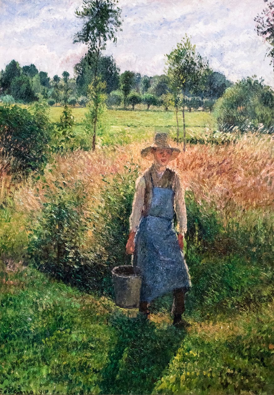 Puutarhuri tekijältä Camille Pissarro
