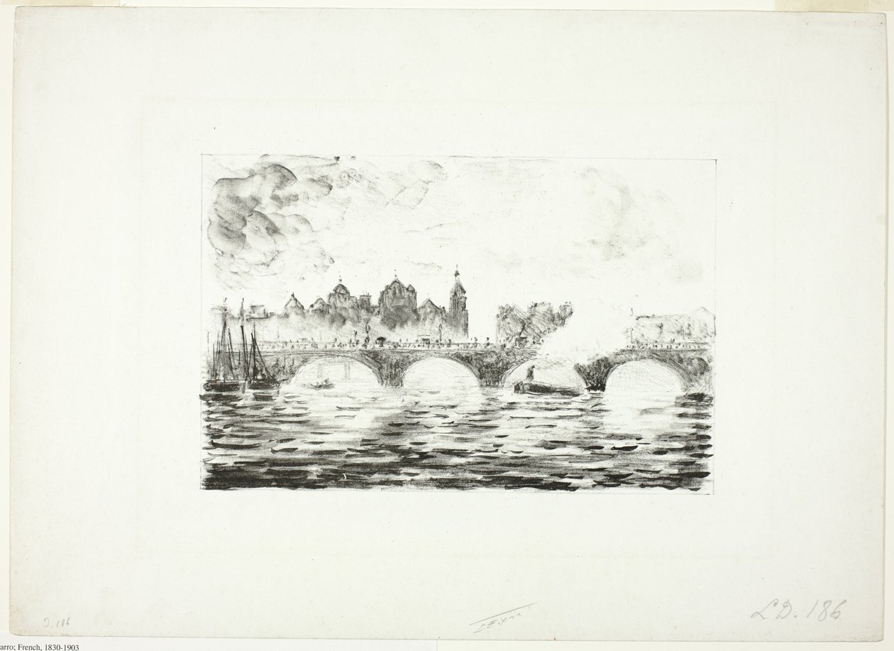 Parlamenttitalo, Lontoo tekijältä Camille Pissarro