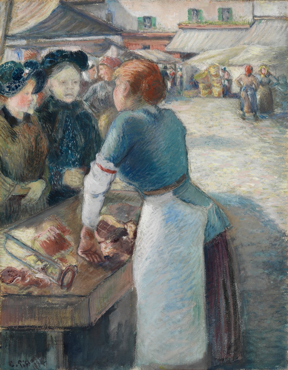 Markkinatalo tekijältä Camille Pissarro