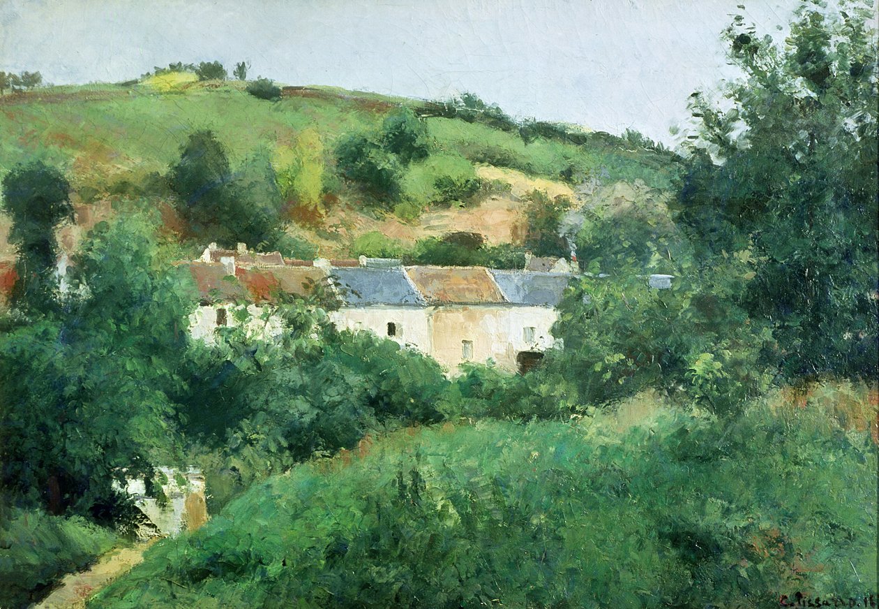 Polku kylässä tekijältä Camille Jacob Pissarro