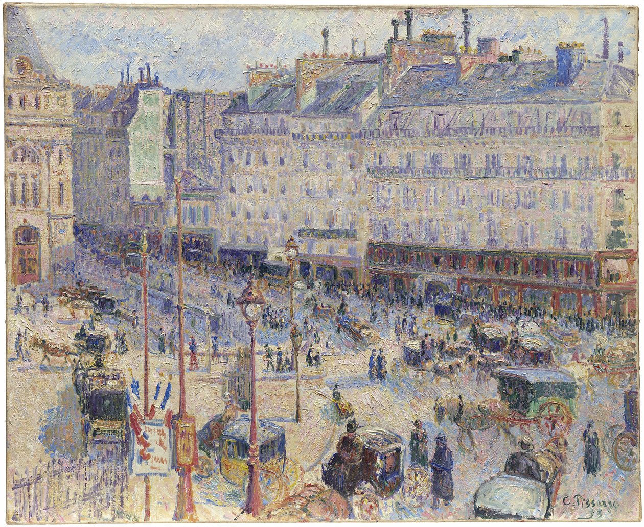 Place du Havre, Pariisi tekijältä Camille Pissarro