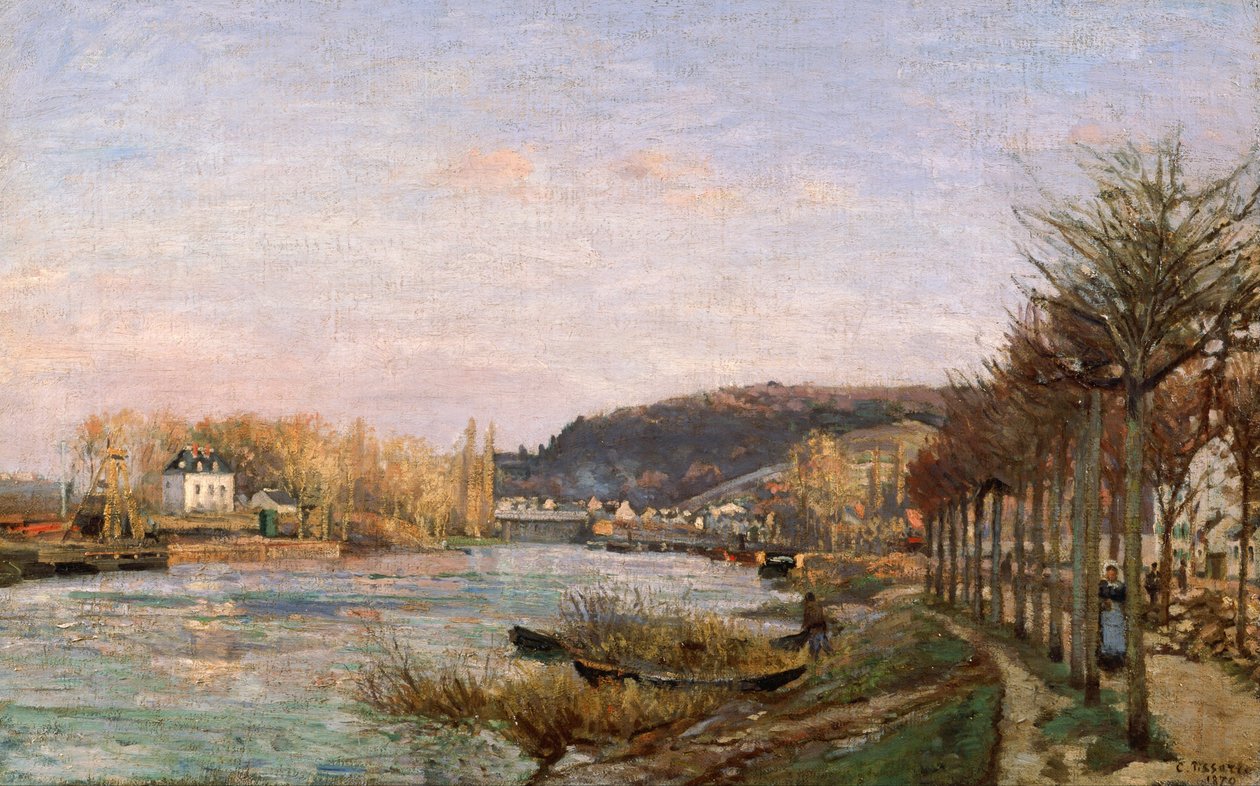 Seine Bougivalilla tekijältä Camille Jacob Pissarro