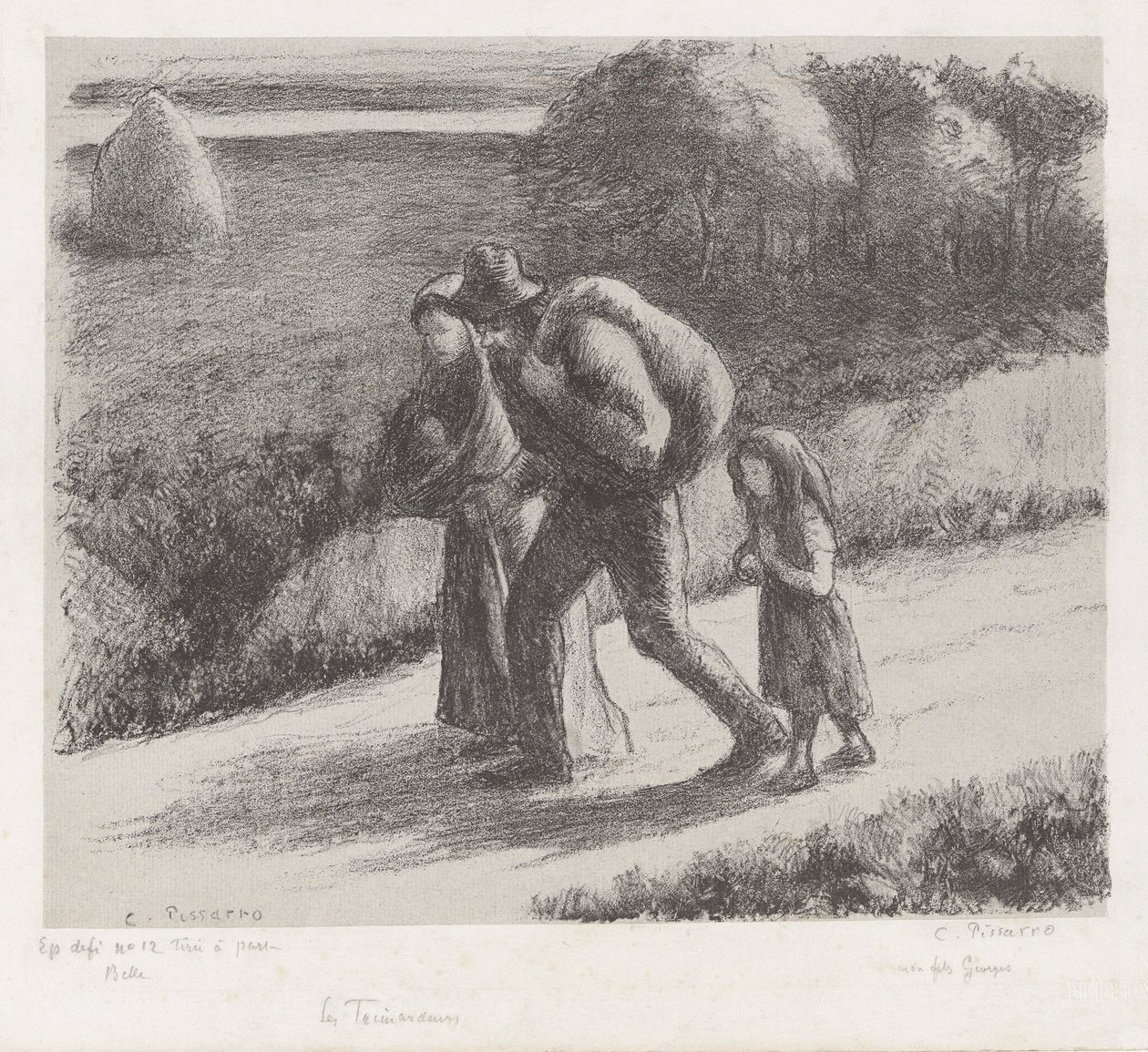 Vagabondit tekijältä Camille Pissarro