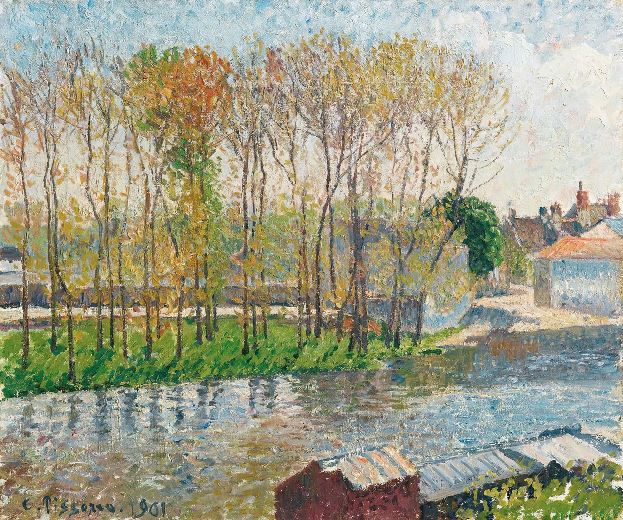 Loingin raja Moretissa tekijältä Camille Pissarro