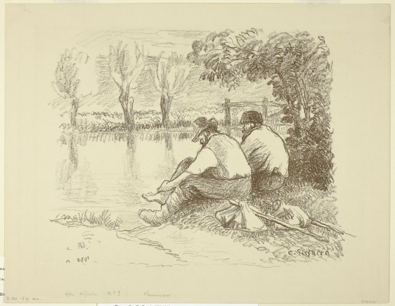 Kulkurit tekijältä Camille Pissarro