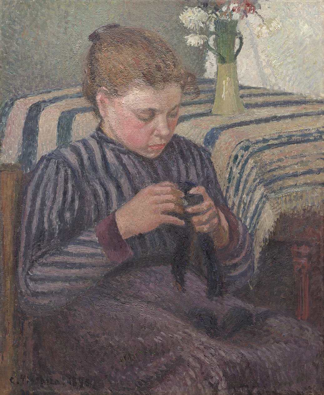 Naisen korjaus tekijältä Camille Pissarro
