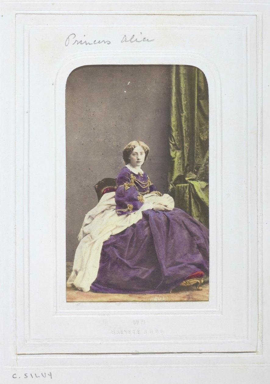 Prinsessa Alice, 1860-69. tekijältä Camille Silvy