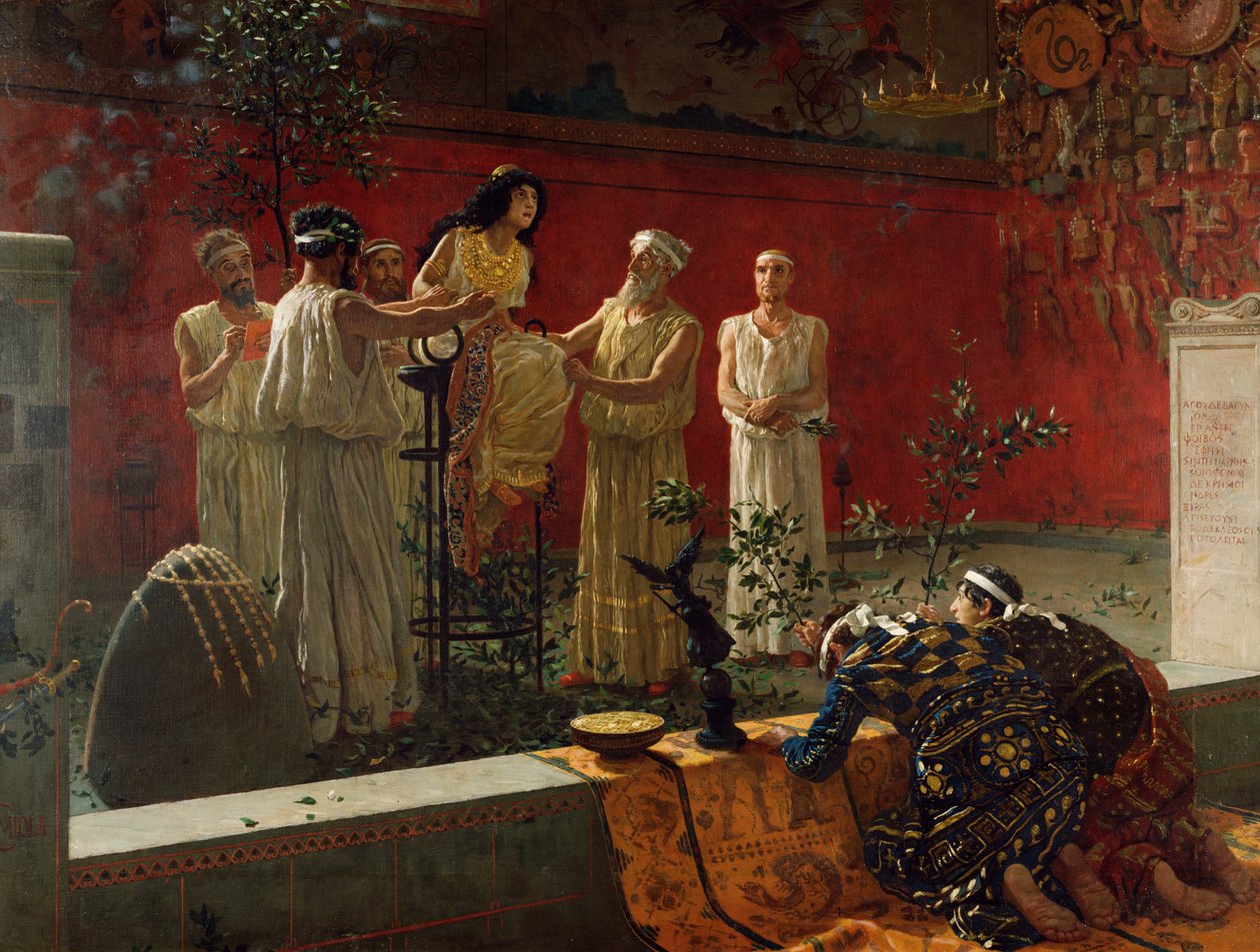 Oraakkeli, 1880 tekijältä Camillo Miola