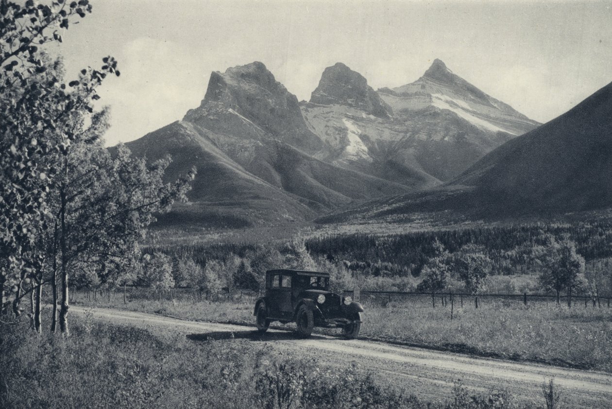 Kanadan Kalliovuoret: Banff (s/w-kuva). tekijältä Canadian Photographer