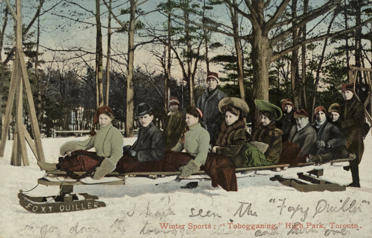 Kelkkailu, High Park, Toronto, Kanada (värillinen kuva) tekijältä Canadian Photographer