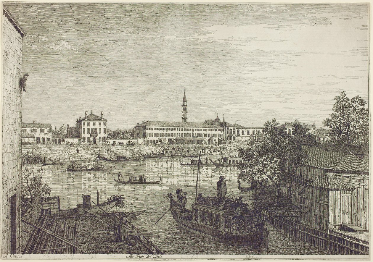 Ale Porte del Dolo, noin 1744 tekijältä Giovanni Antonio Canal