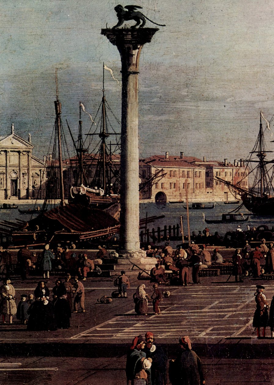 La Piazzetta Yksityiskohta tekijältä Giovanni Antonio Canal