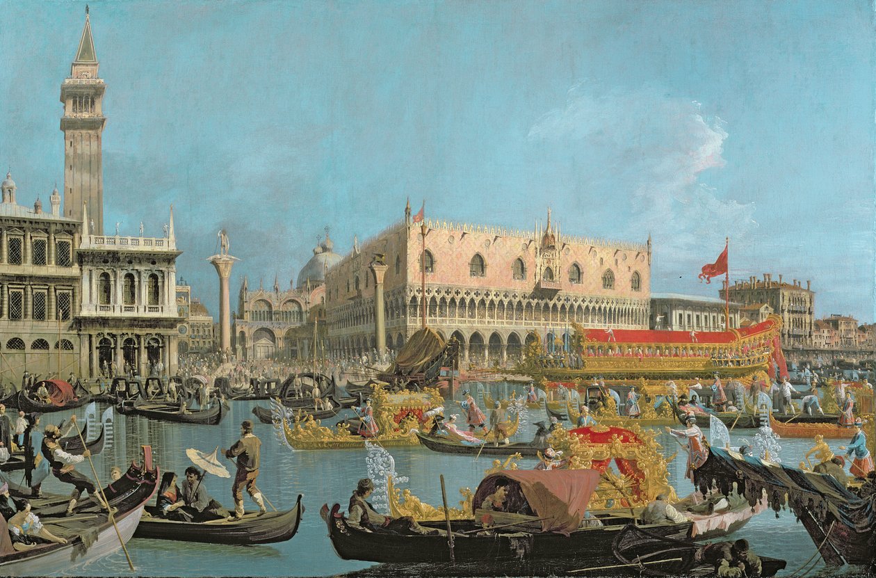 Bucintoro palaa Moloon tekijältä Giovanni Antonio Canal