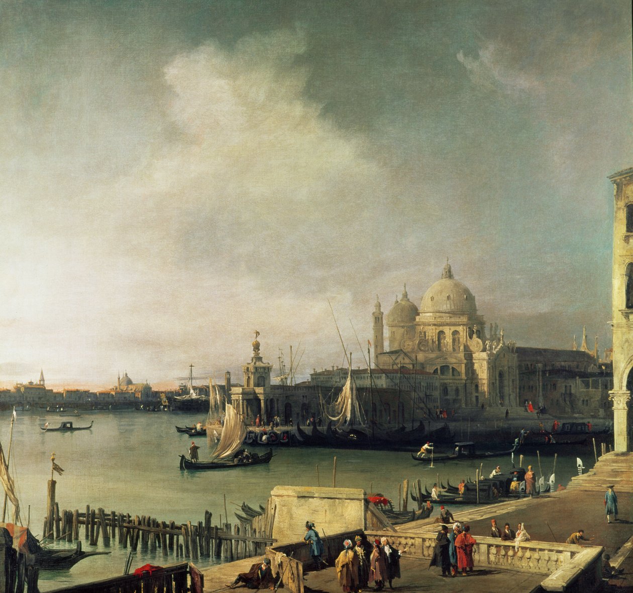 Näkymä Venetsiaan tekijältä Giovanni Antonio Canal