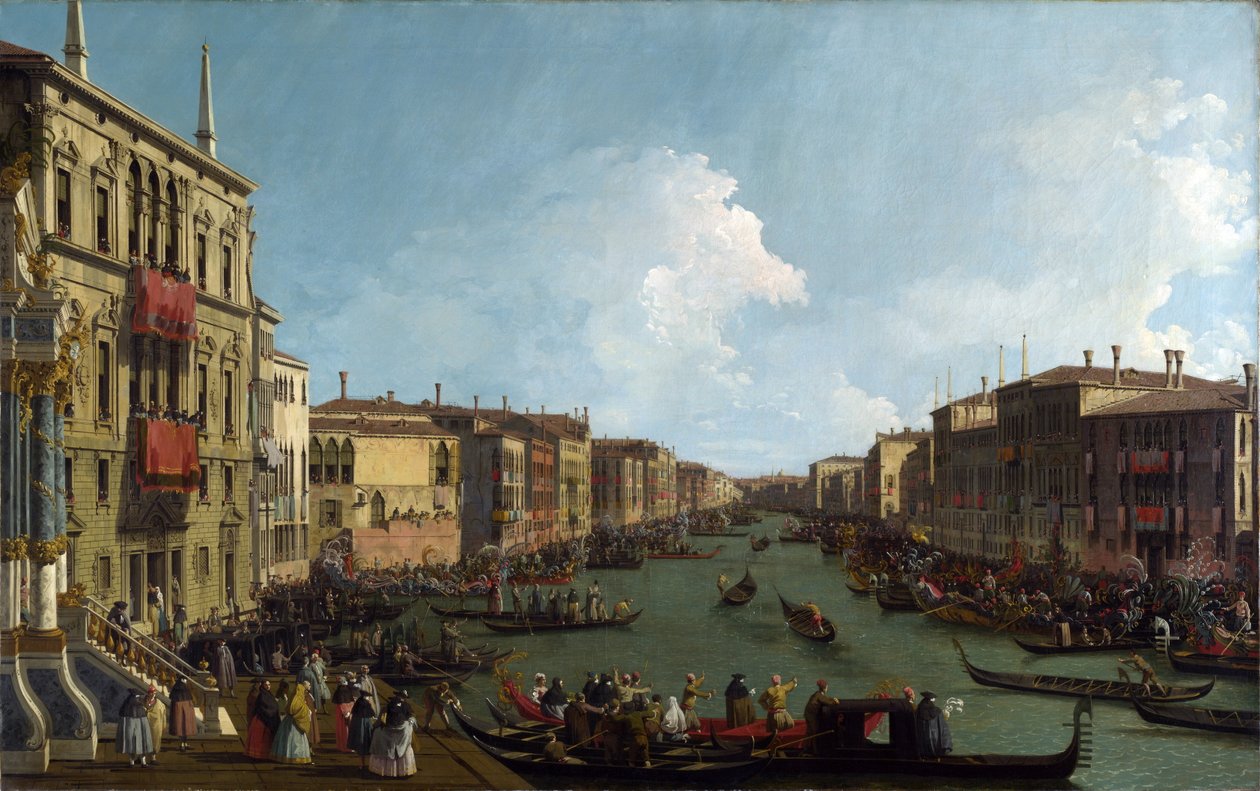 Regatta Grand Canalilla tekijältä Canaletto