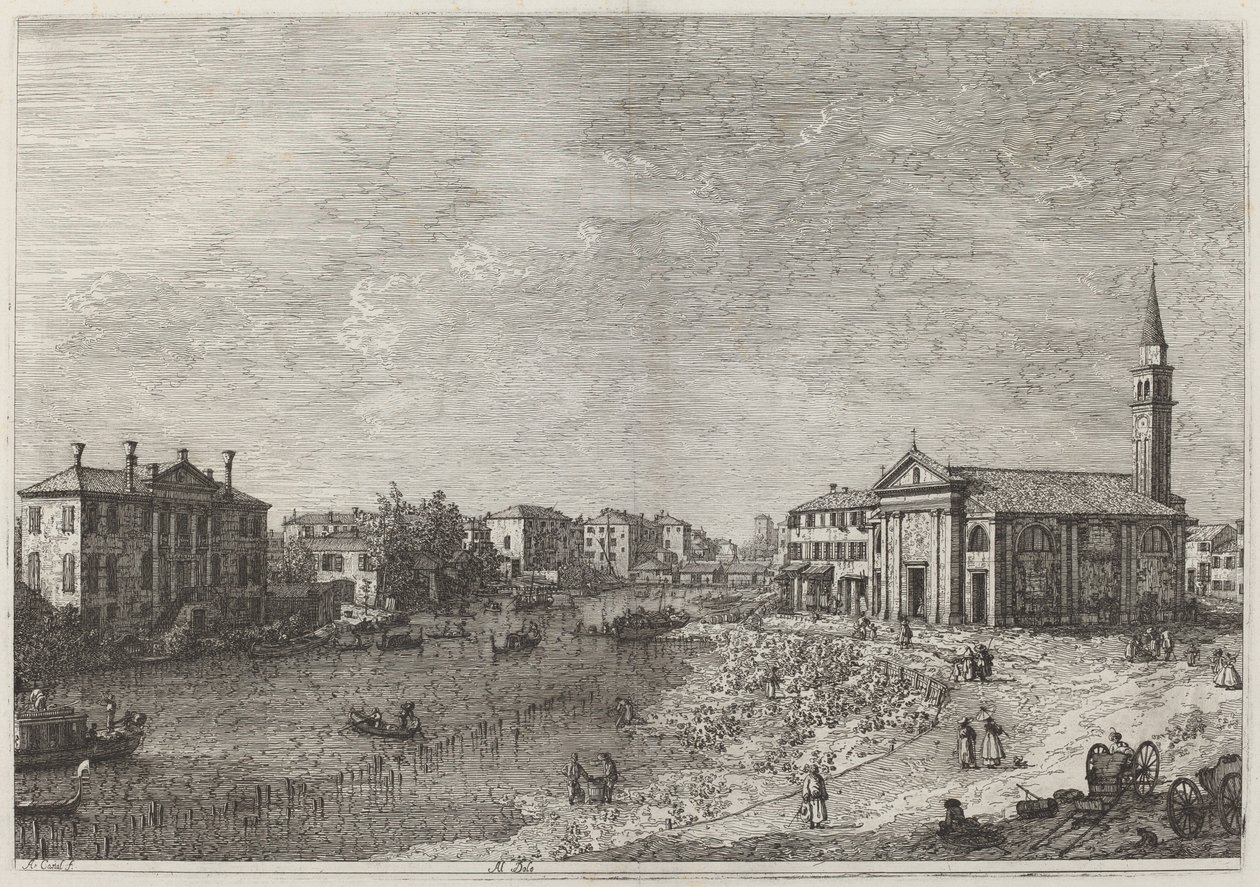 Al Dolo, c. 17351746. finlandès tekijältä Canaletto