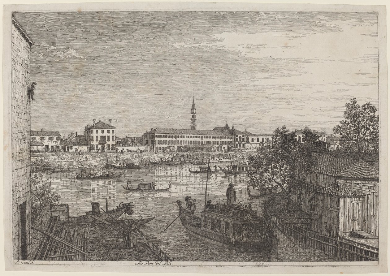 Ale Porte del Dolo tekijältä Canaletto