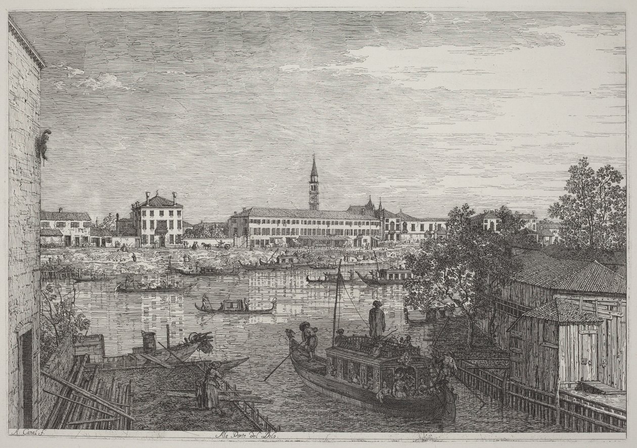 Dolon porteilla tekijältä Canaletto