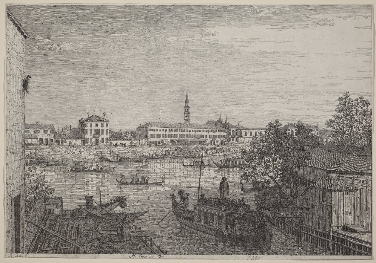 Dolon porteilla tekijältä Canaletto