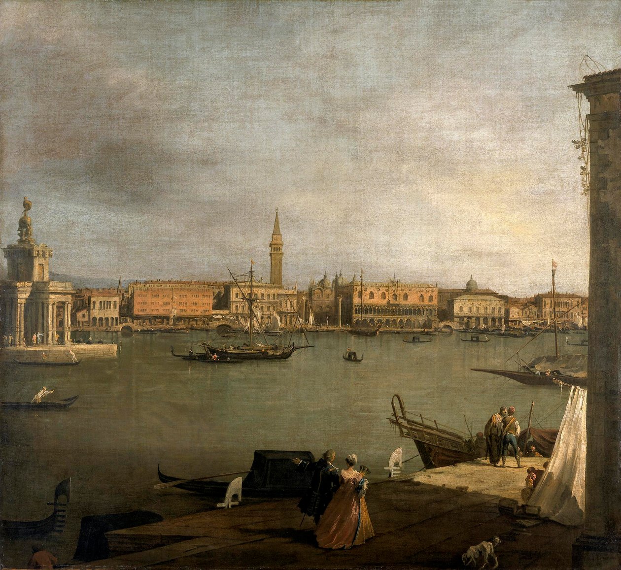 Canaletto - Pyhän Markuksen allas, NMW A 76 tekijältä Canaletto