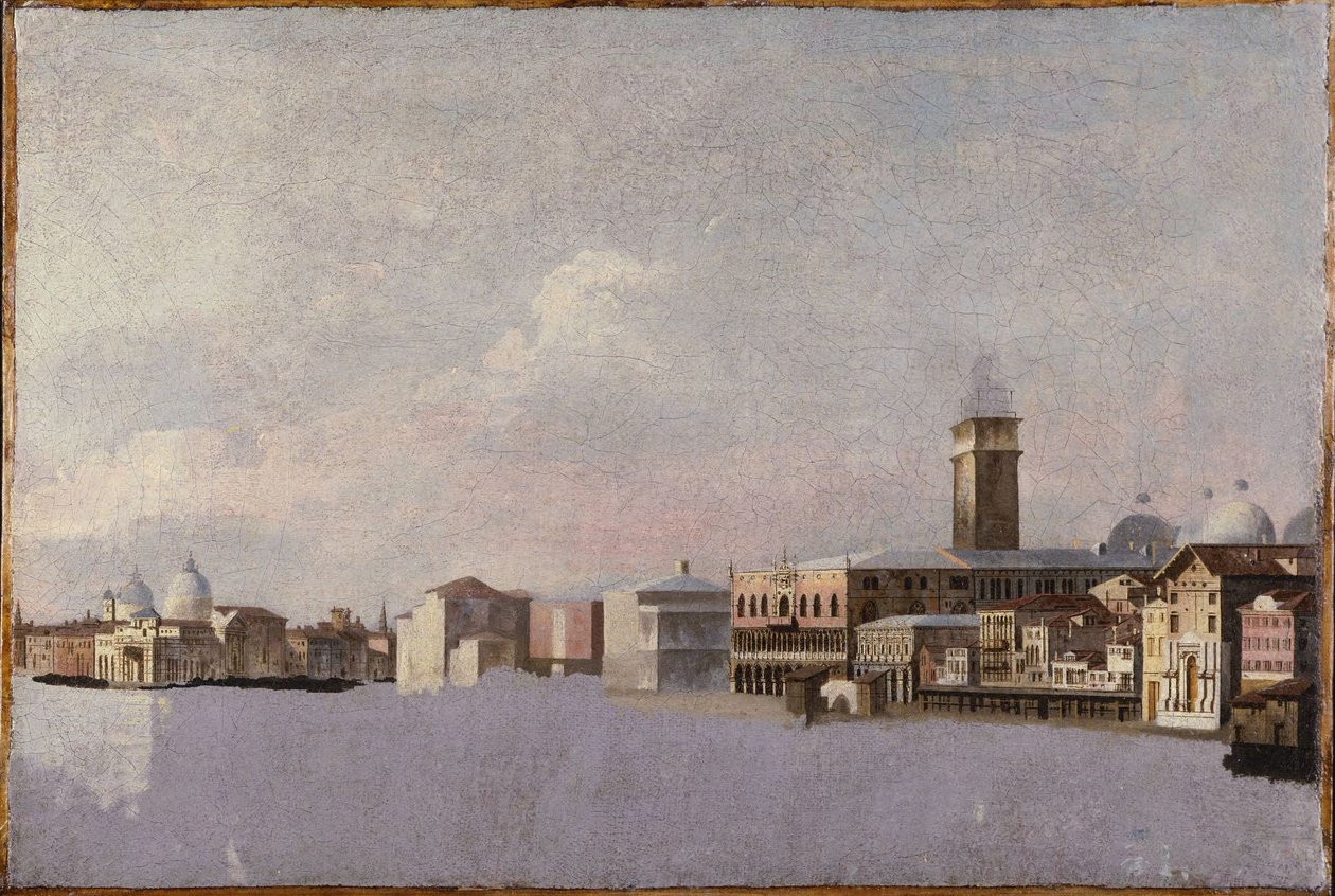 Canal Granden suu, Venetsia tekijältä Canaletto