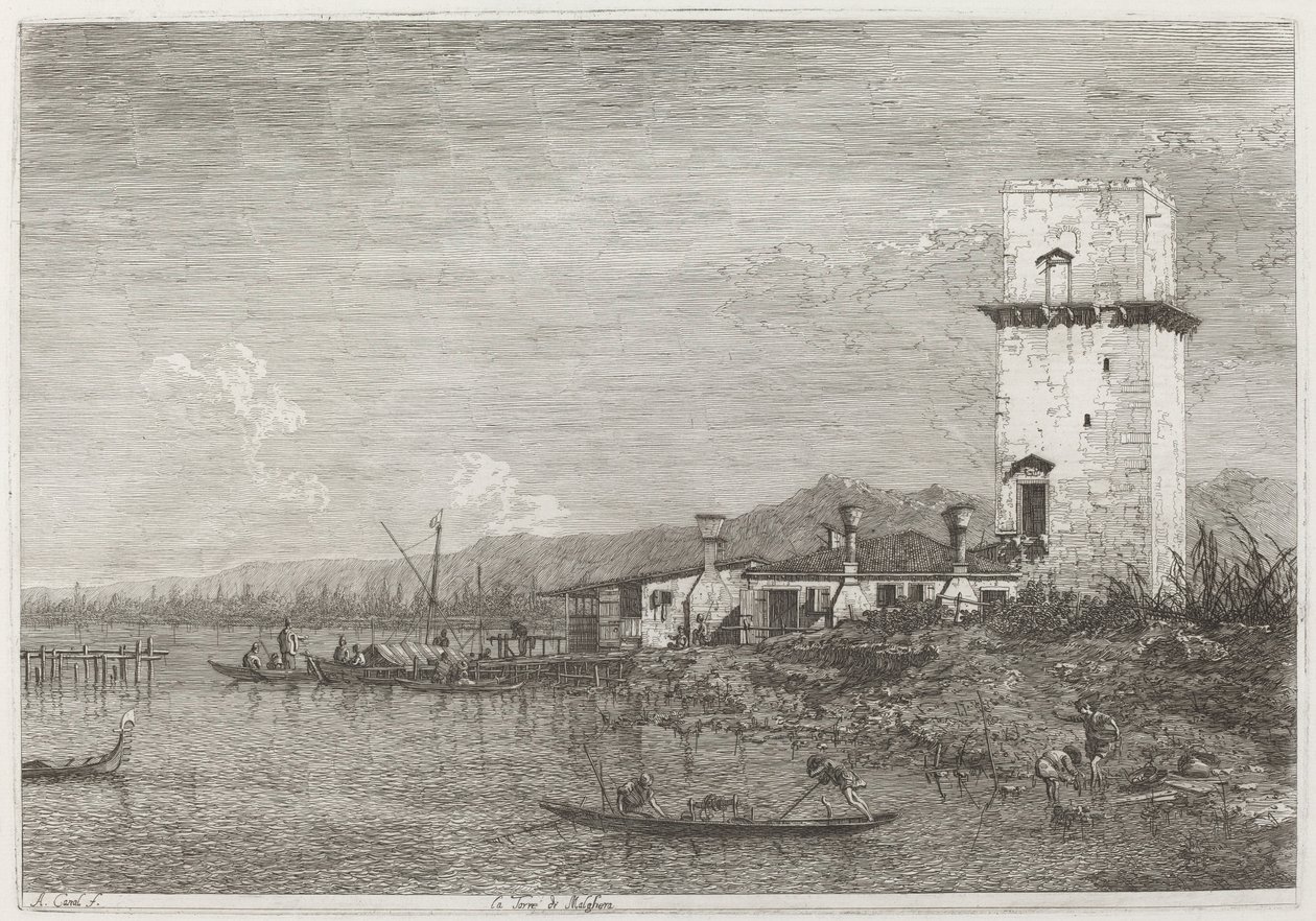 Malgheran torni tekijältä Canaletto