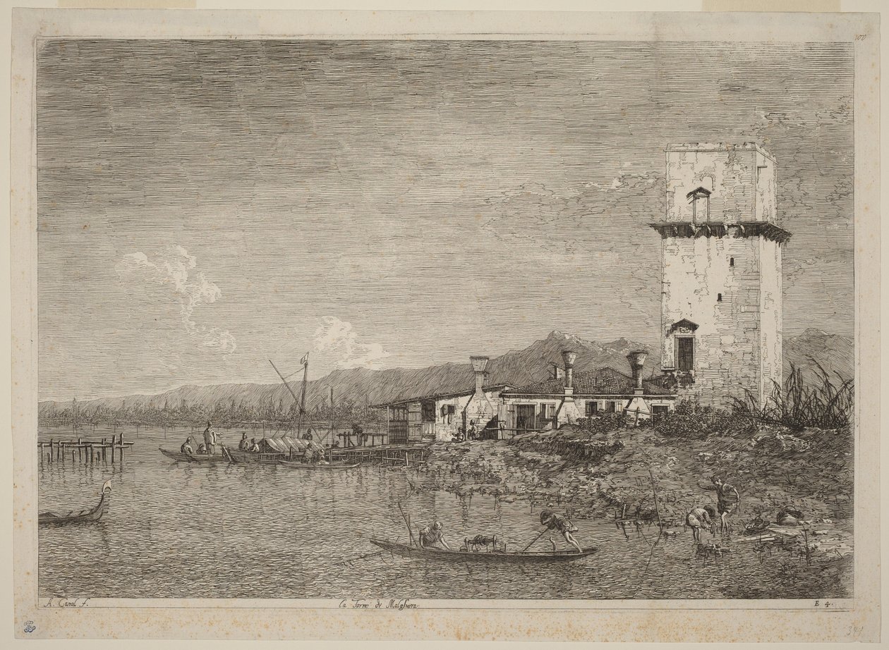Malgheran torni tekijältä Canaletto