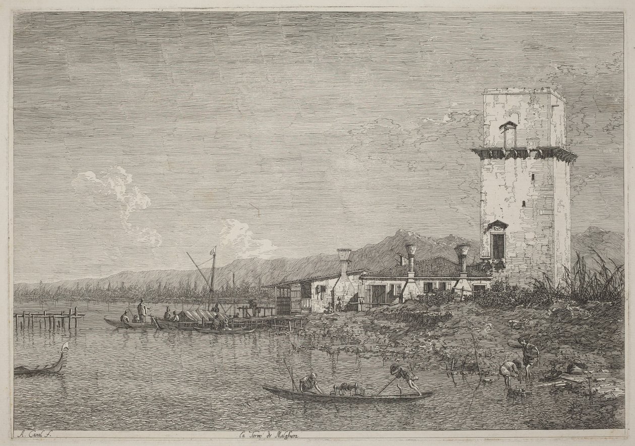 Malgheran torni tekijältä Canaletto